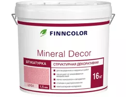 Finncolor Mineral Decor / Финколор Минерал Декор структурная декоративная штукатурка шуба 1,5 мм 25 кг