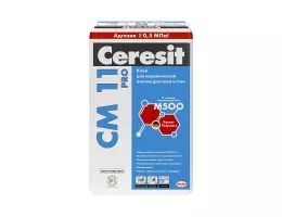 Клей для плитки Ceresit CM 11 PRO серый 25 кг