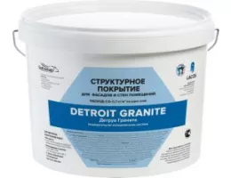 Структурное покрытие Soframap Detroit Granite / Софрамап Детруа Граните для фасадов и стен помещений база Р 