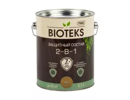 Лак-Антисептик TEKS BIOTEKS "AQUA" / Текс Биотекс Аква для дерева 2,7 л орех