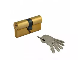 Цилиндровый механизм Нора-М Л-60 (30 х 30 мм), ключ/ключ, латунь