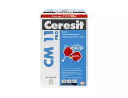 Клей для плитки Ceresit CM 11 PRO серый 5 кг