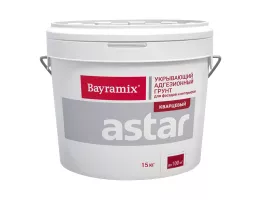 Грунт Bayramix Astar / Байрамикс Астар Кварцевый для внутренних и наружных работ B2 серый 15 кг