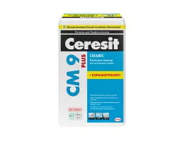 Клей для плитки Ceresit CM 9 серый 25 кг